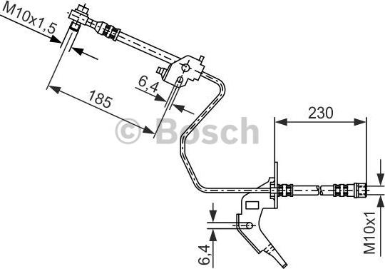 BOSCH 1 987 476 200 - Furtun frana aaoparts.ro