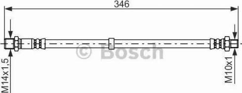 BOSCH 1 987 476 756 - Furtun frana aaoparts.ro