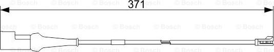 BOSCH 1 987 473 576 - Senzor de avertizare,uzura placute de frana aaoparts.ro