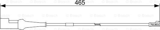 BOSCH 1 987 473 573 - Senzor de avertizare,uzura placute de frana aaoparts.ro