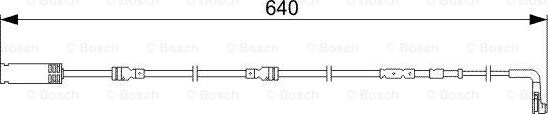 BOSCH 1 987 473 045 - Senzor de avertizare,uzura placute de frana aaoparts.ro