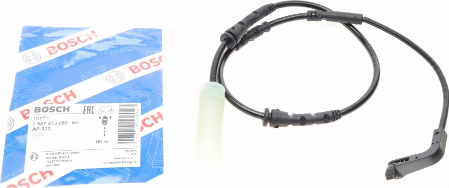 BOSCH 1 987 473 050 - Senzor de avertizare,uzura placute de frana aaoparts.ro