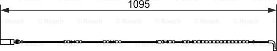 BOSCH 1 987 473 069 - Senzor de avertizare,uzura placute de frana aaoparts.ro