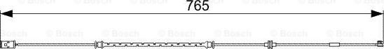BOSCH 1 987 473 018 - Senzor de avertizare,uzura placute de frana aaoparts.ro