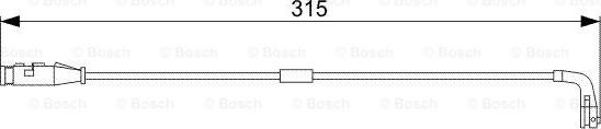 BOSCH 1 987 473 039 - Senzor de avertizare,uzura placute de frana aaoparts.ro