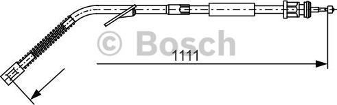 BOSCH 1 987 477 126 - Cablu, frana de parcare aaoparts.ro