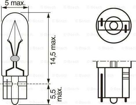 BOSCH 1 987 301 024 - Bec, lumini interioare aaoparts.ro