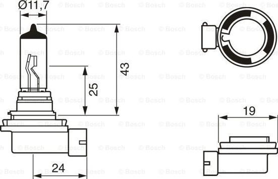 BOSCH 1 987 302 481 - Bec, far faza lunga aaoparts.ro