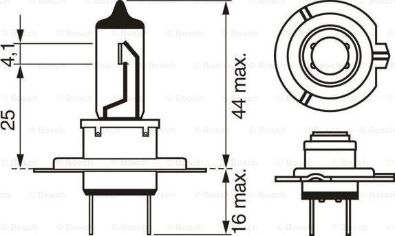 BOSCH 1 987 302 079 - Bec, far faza lunga aaoparts.ro