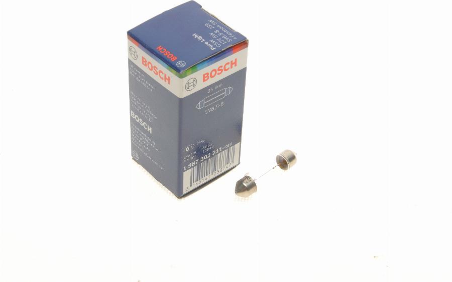 BOSCH 1 987 302 211 - Bec, iluminare numar circulatie aaoparts.ro