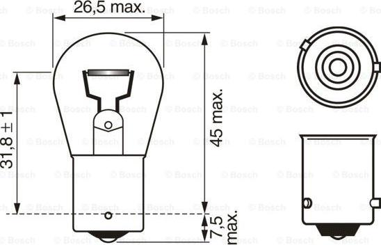 BOSCH 1 987 302 213 - Bec, semnalizator aaoparts.ro