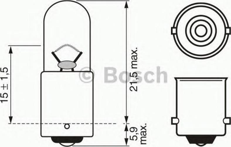 BOSCH 1 987 302 287 - Bec incandescent aaoparts.ro
