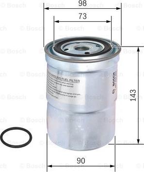 BOSCH 1 457 434 459 - Filtru combustibil aaoparts.ro