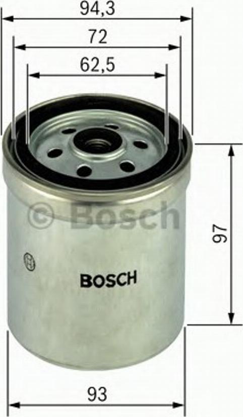 BOSCH 1457434452 - Filtru combustibil aaoparts.ro
