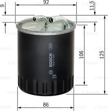 BOSCH 1 457 434 437 - Filtru combustibil aaoparts.ro