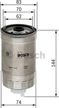 BOSCH 1 457 434 516 - Filtru combustibil aaoparts.ro