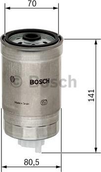 BOSCH 1 457 434 511 - Filtru combustibil aaoparts.ro