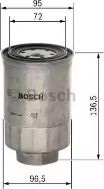 BOSCH 1 457 434 302 - Filtru combustibil aaoparts.ro
