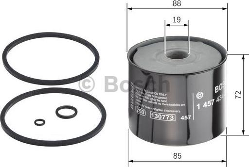 BOSCH 1 457 434 201 - Filtru combustibil aaoparts.ro