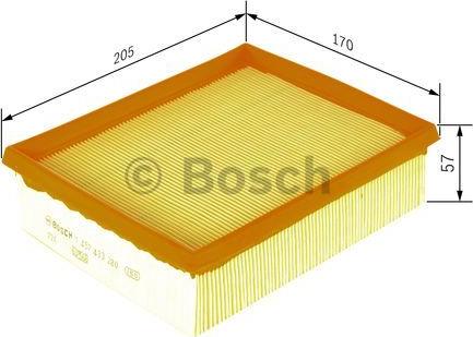 BOSCH 1 457 433 280 - Filtru aer aaoparts.ro