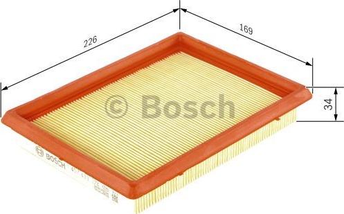 BOSCH 1 457 433 274 - Filtru aer aaoparts.ro