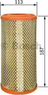 BOSCH 1 457 433 732 - Filtru aer aaoparts.ro