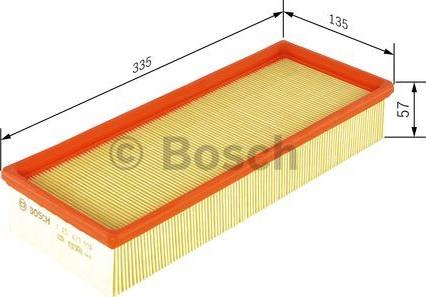 BOSCH 1 457 429 994 - Filtru aer aaoparts.ro