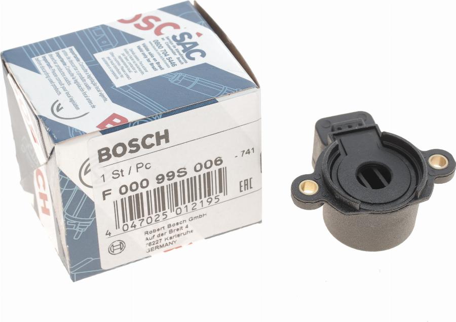 BOSCH F 000 99S 006 - Senzor, pozitie clapeta acceleratie aaoparts.ro