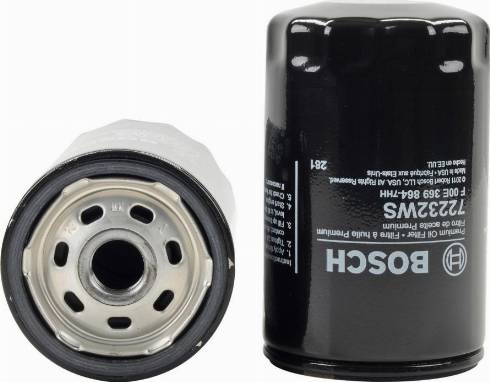 BOSCH F 00E 369 864 - Filtru ulei aaoparts.ro