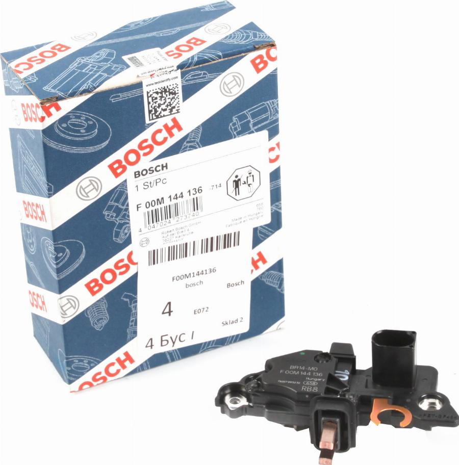 BOSCH F 00M 144 136 - Regulator, alternator aaoparts.ro