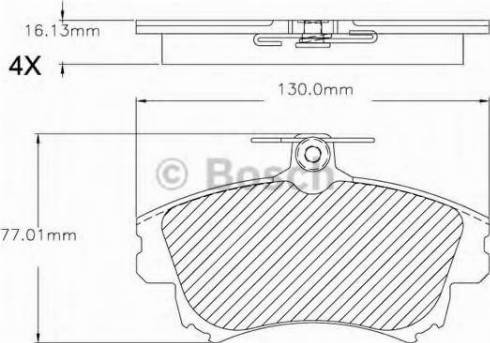 BOSCH F 03B 150 295 - Set placute frana,frana disc aaoparts.ro