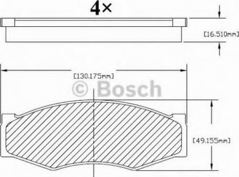 BOSCH F 03B 150 213 - Set placute frana,frana disc aaoparts.ro