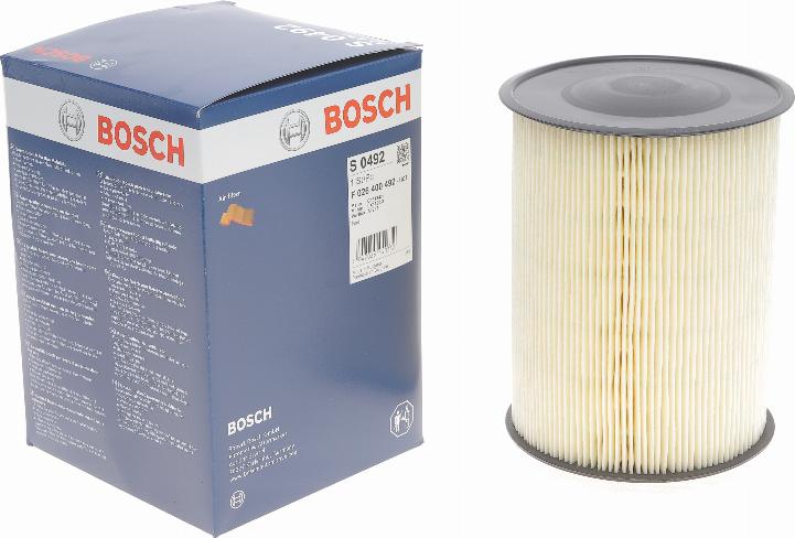 BOSCH F 026 400 492 - Filtru aer aaoparts.ro