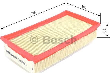 BOSCH F 026 400 433 - Filtru aer aaoparts.ro