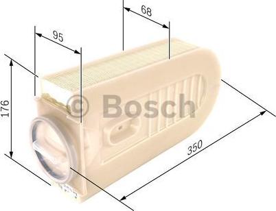 BOSCH F 026 400 432 - Filtru aer aaoparts.ro