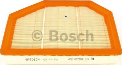 BOSCH F 026 400 509 - Filtru aer aaoparts.ro