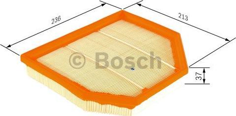 BOSCH F 026 400 509 - Filtru aer aaoparts.ro