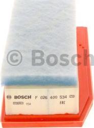 BOSCH F 026 400 534 - Filtru aer aaoparts.ro