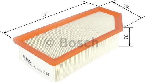 BOSCH F 026 400 520 - Filtru aer aaoparts.ro