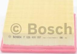 BOSCH F 026 400 097 - Filtru aer aaoparts.ro