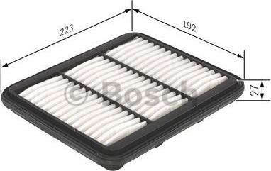 BOSCH F 026 400 167 - Filtru aer aaoparts.ro