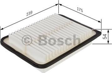 BOSCH F 026 400 114 - Filtru aer aaoparts.ro