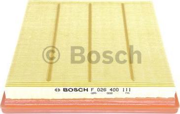 BOSCH F 026 400 111 - Filtru aer aaoparts.ro