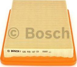 BOSCH F 026 400 187 - Filtru aer aaoparts.ro