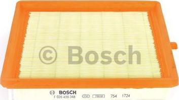 BOSCH F 026 400 348 - Filtru aer aaoparts.ro