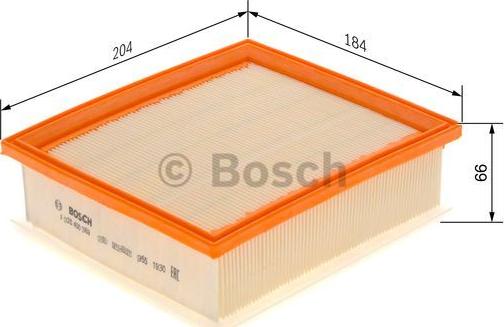 BOSCH F 026 400 369 - Filtru aer aaoparts.ro