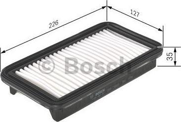 BOSCH F 026 400 201 - Filtru aer aaoparts.ro