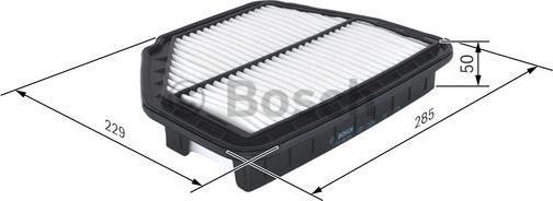 BOSCH F 026 400 203 - Filtru aer aaoparts.ro