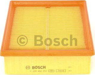 BOSCH F 026 400 212 - Filtru aer aaoparts.ro