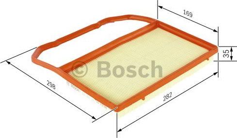 BOSCH F 026 400 285 - Filtru aer aaoparts.ro